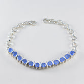 Freya Minimalist Blue Tennis Bracelet for Everyday Style